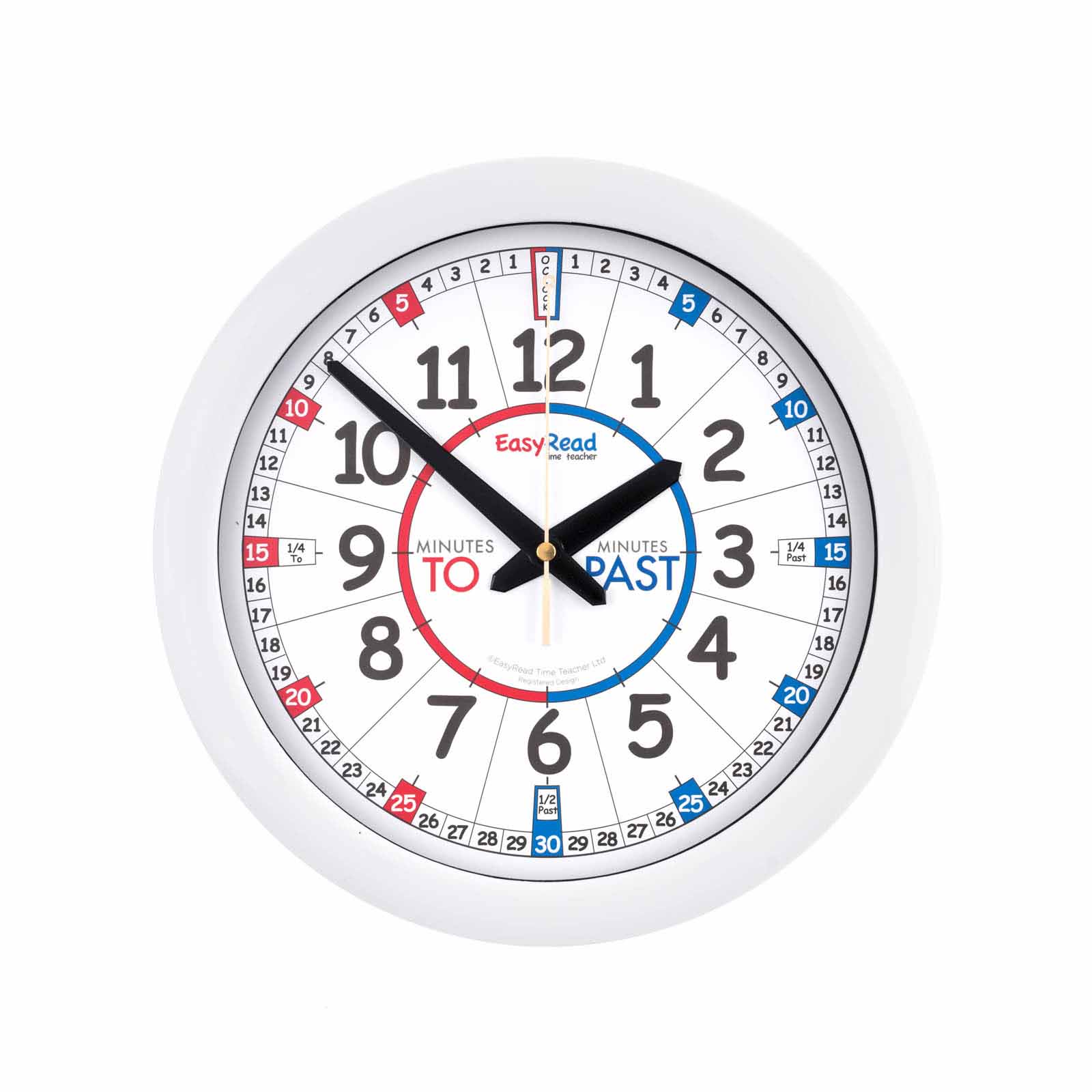 Easy Read Time Teacher Mini Clock Walib