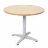 4 Star Round Table Beech Top Silver Base