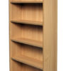 Bookcase Beech Melamine with 4 Shelves