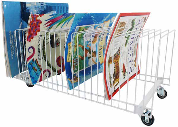 Big Book White Wire Toaster Rack for Primary school big book display