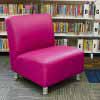 diva chair in library