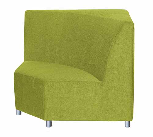 Domino Library lounge straight back single colour