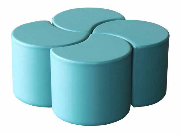 library furniture ottomans