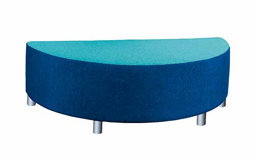 D ottoman for library blue