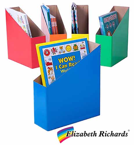 Elizabeth Richards Magazine Boxes for Library Magazine Disply