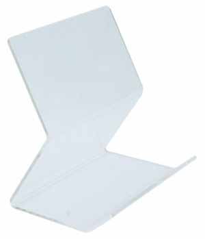 Transparent Acrylic Zig-Zag Book Display Easel