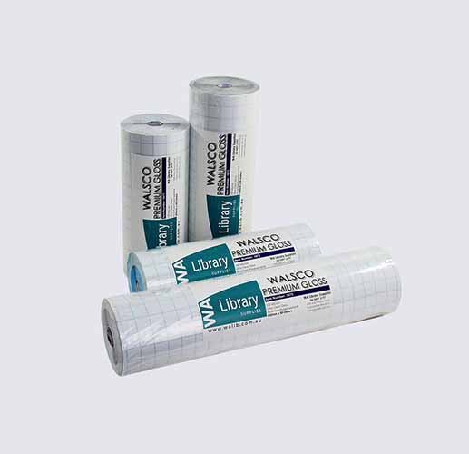 WALSCO 100micron Gloss bookcovering roll