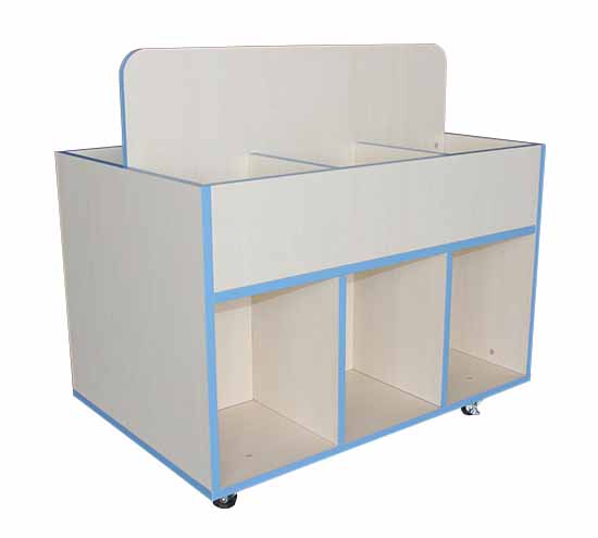 Mobile Bus Library Browser Box Light Blue