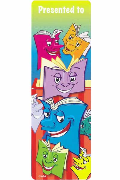 smiley books bookmarks