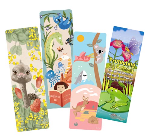 4 pack library bookmarks