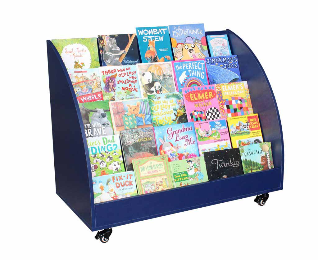 Children's Big Book Displayer with Lockable Castors Walib