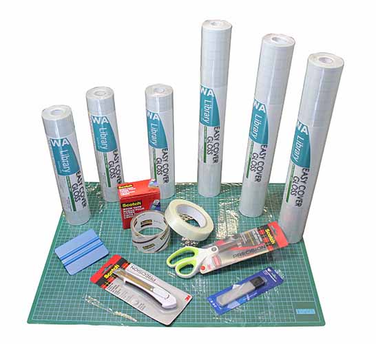 library bookcovering kit