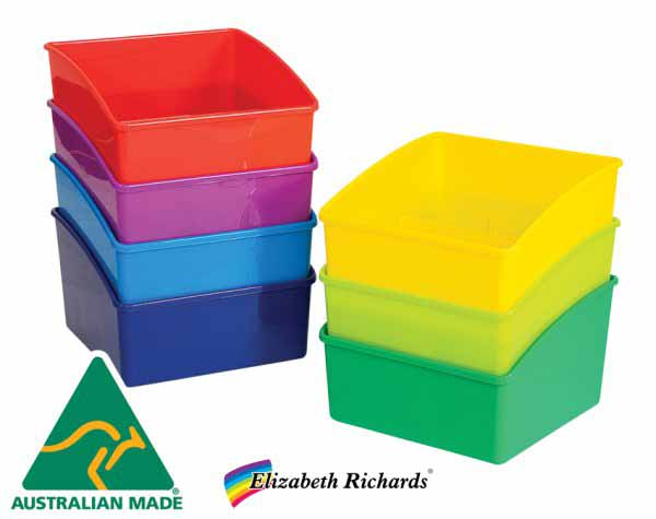 Elizabeth Richards Literacy tub for Classroom Tote Trolleys