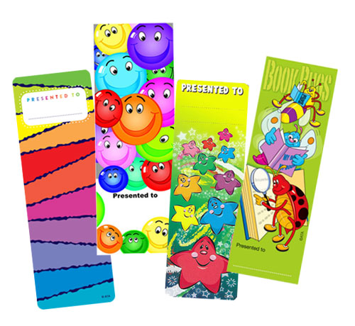 Bright and colourful bookmarks