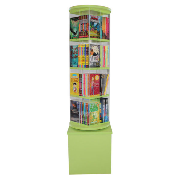 Library Book Display Spinner Light Green