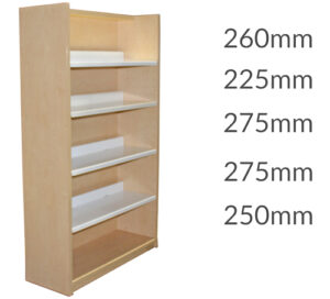 universal library shelving