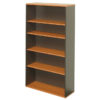 bookcase cherry and ironstone