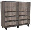 library bookcase 1500 mm high on wheels