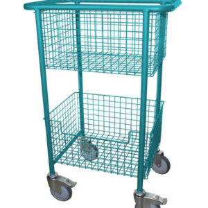 Library Wire Basket Trolley