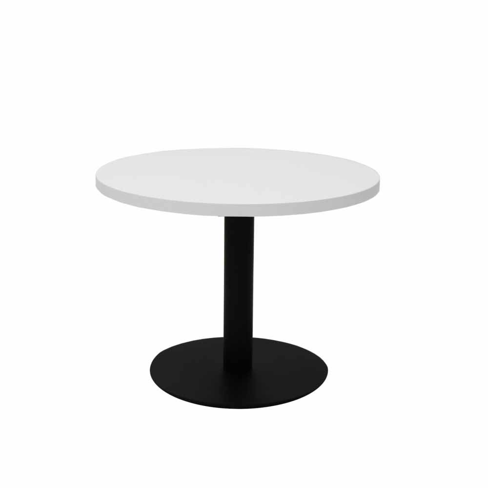 Print Round Coffee Table With Flat Base White Top Black Base.jpg