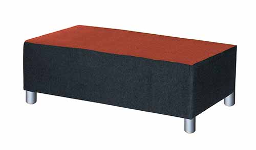 Web Domino 3 Seat Ottoman Chrome Legs Graphite Papaya.jpg