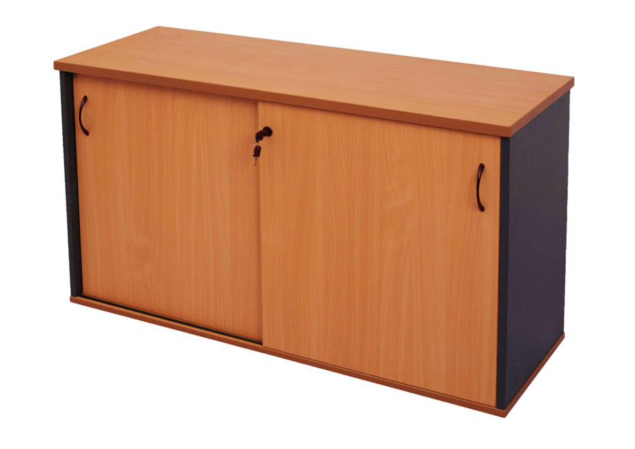 Webo Lockable Credenza Cherry.jpg