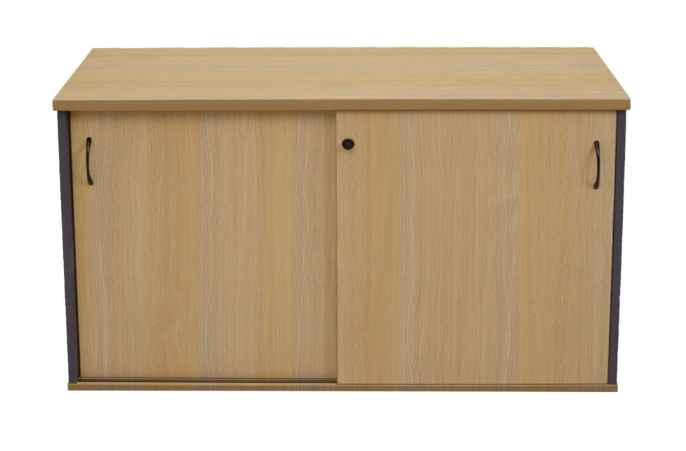 Webo Lockable Credenza Natural Oak.jpg
