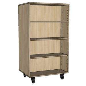 Double Sided Library Bookcase