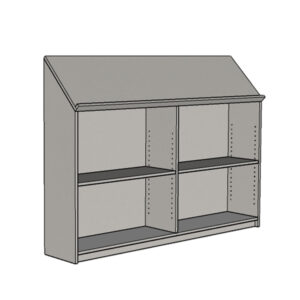 Library Bookcase with slanted top