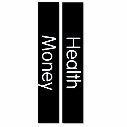 Slimline Expanded Non Fiction Vinyl Signs Set 4 Black.jpg