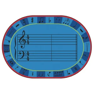 0020 A Sharp Music Classroom Rug