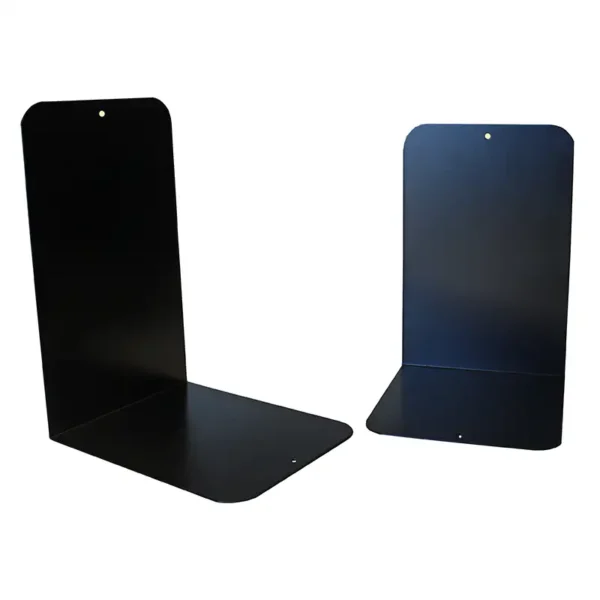 Black Steel Library Book Ends