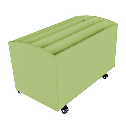 6167 big book display light green