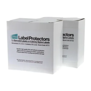 731 732 Library Spine Label Barcode Protectors