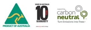 Australiamade 10yearwarranty Carbonneutral