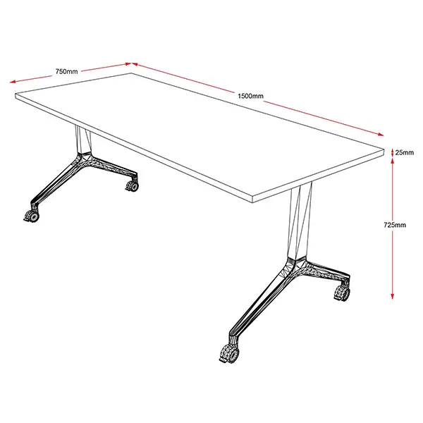 Budget Flip Table Line Draw 1575