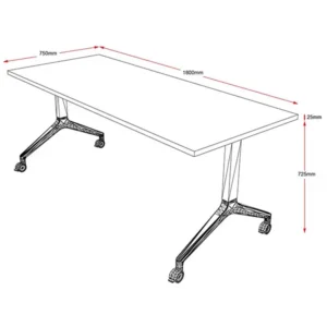 Budget Flip Table Line Draw 1875