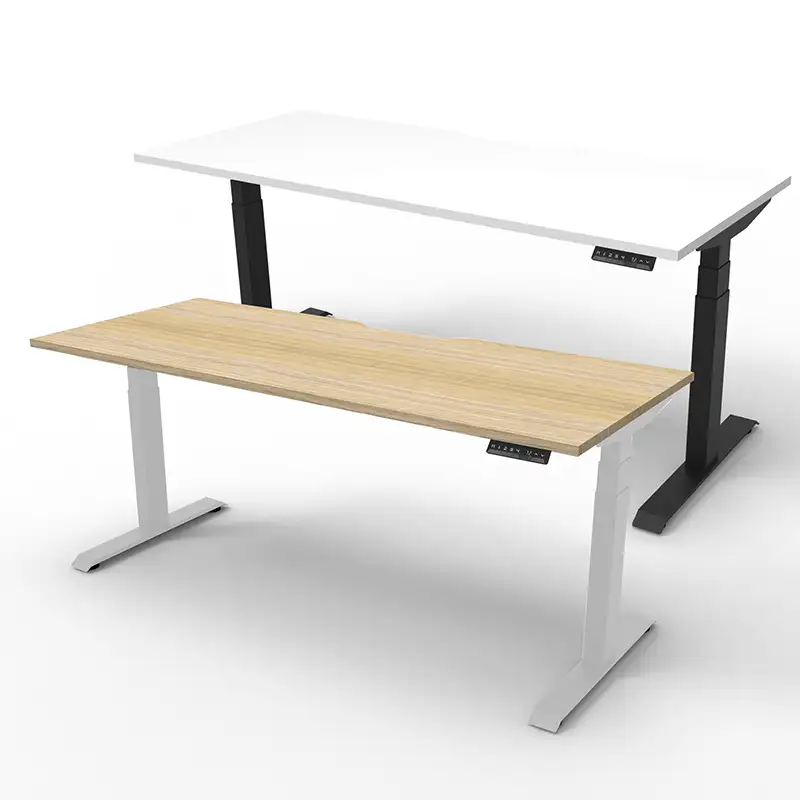 Elevate Sit Stand Straight Desk Standard Desktop