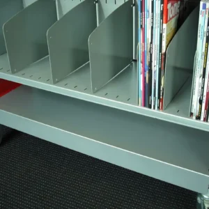 Hydestor divder shelf with magazines