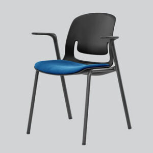 Palette 4legsteelwitharms Blackseat Bluepad Small Web