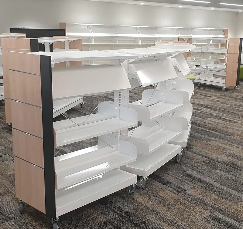 Single and double sided canopy shelves