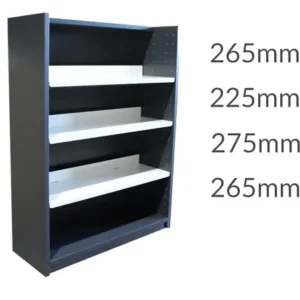 Universal Library Shelving 1200 Plinth 3flat&base