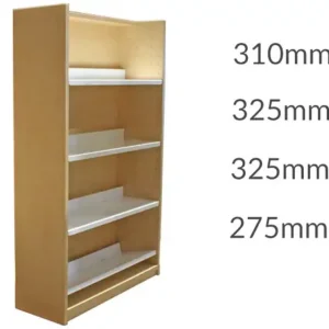 Universal Library Shelving 1500 Plinth 3flat&uptilt