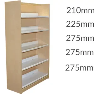 Universal Library Shelving 1500 Plinth 5flat
