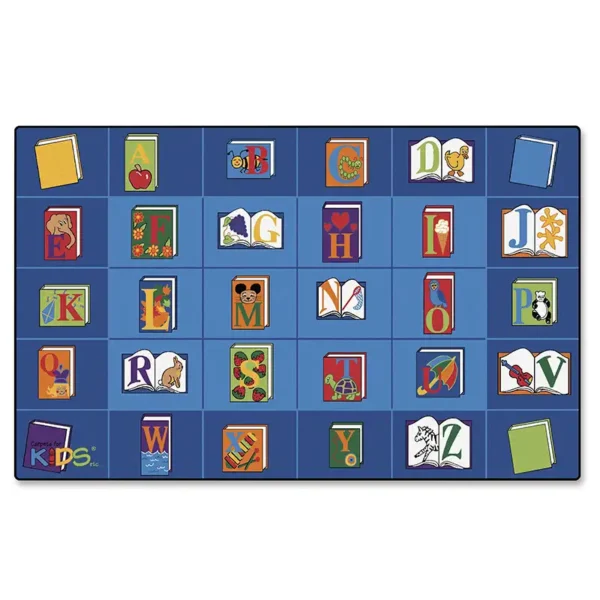 0076 Library Book Reading Corner Rug