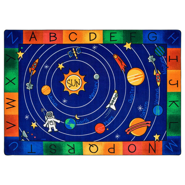 0089 Milk Play Library Colourful Rug