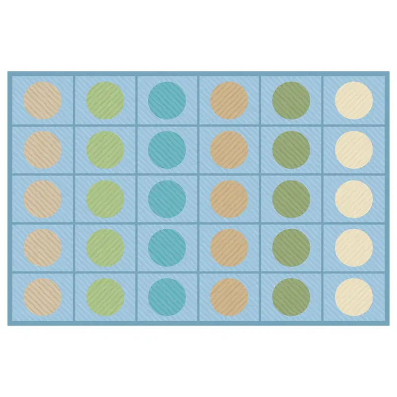 Calming Colours Education Seating Carpet