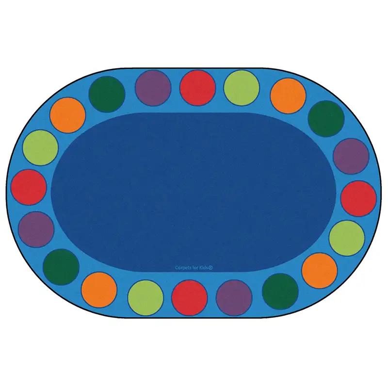 Seating Circles Oval Classroom rug