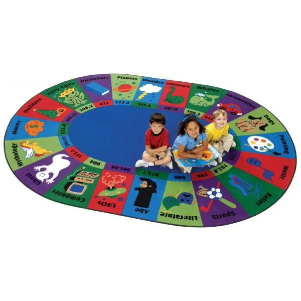 1759 Dewey Decimal Library Rug