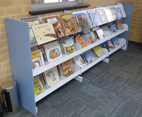 2 bay picture book shelving
